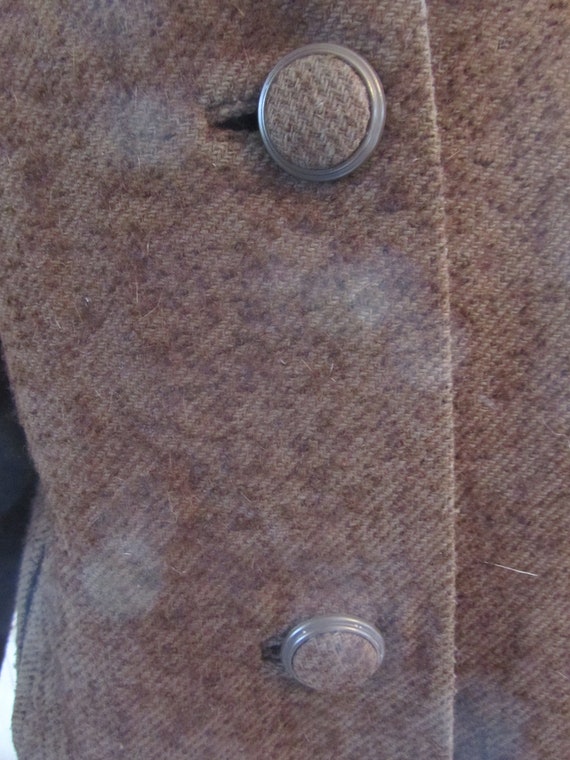 Beautiful Vintage Joslin's Tweed Women's Coat wit… - image 5