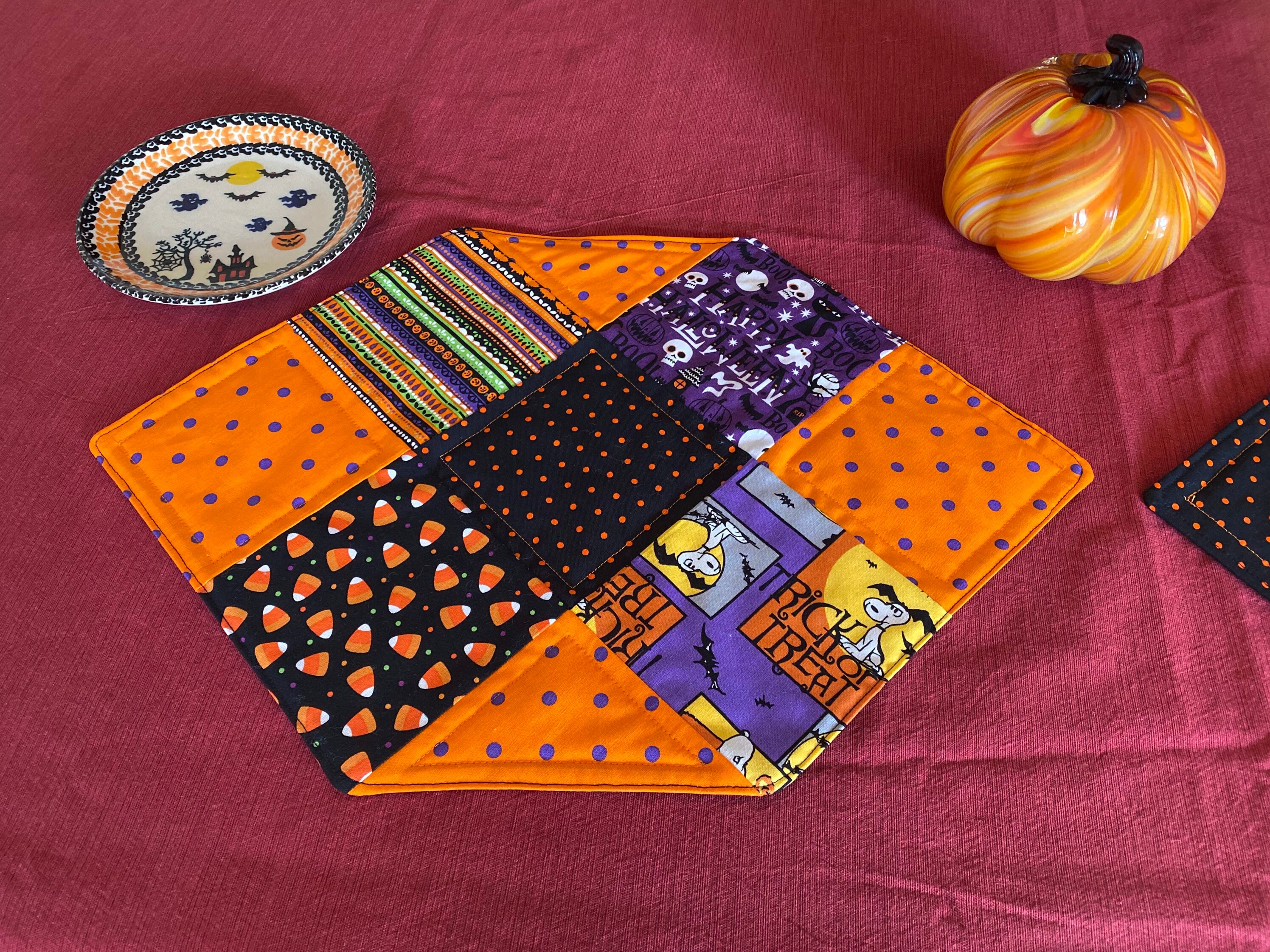 Halloween Placemats Etsy