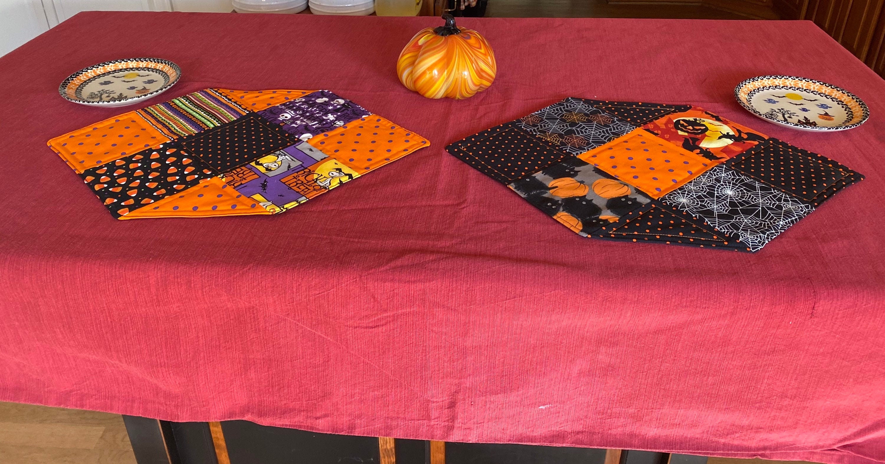 Halloween Placemats Etsy