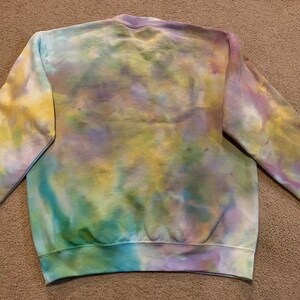 Ice Dye Galaxy Sweatshirt Crewneck Pullover Mens Size M US/CAN Sizing image 6