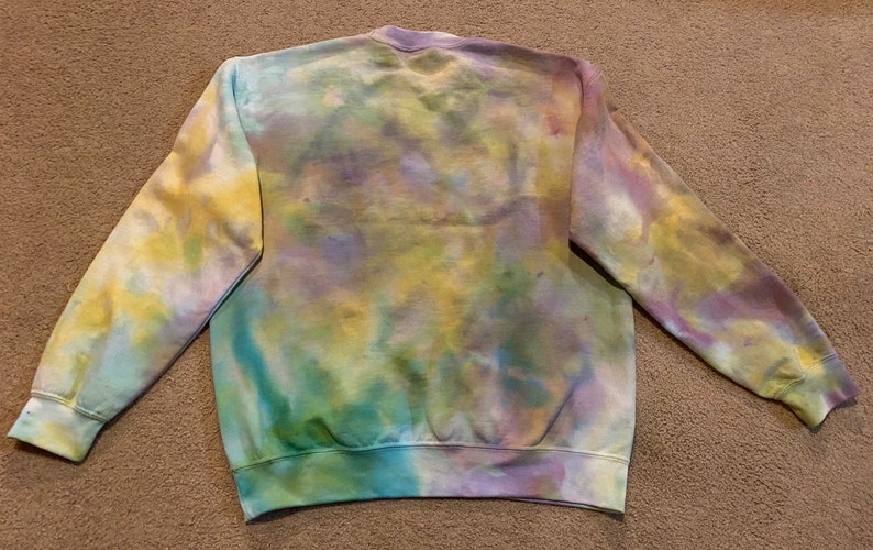 Ice Dye Galaxy Sweatshirt Crewneck Pullover Mens Size M US/CAN Sizing image 6