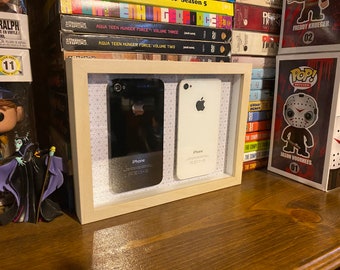 Society6 iPhone4/4S,5用 Gray Sky Morning IPhone Mural Display - Two Authentic Apple 4S Framed Phone