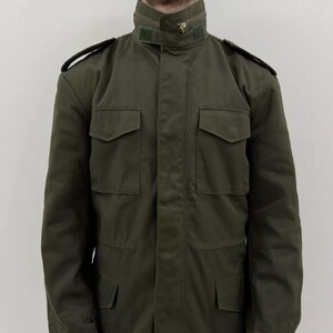 Vintage 1970s M65 Army Jacket SCOVILL Zip Alpha Industries