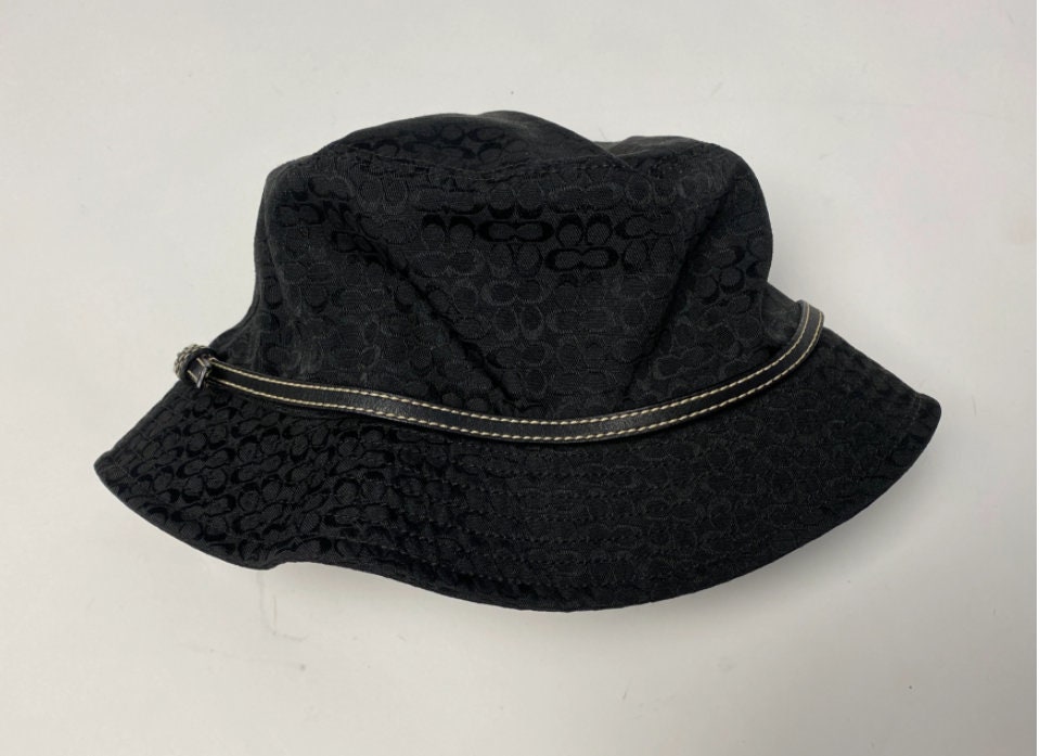 Coach Vintage 90's Bucket Hat Black 