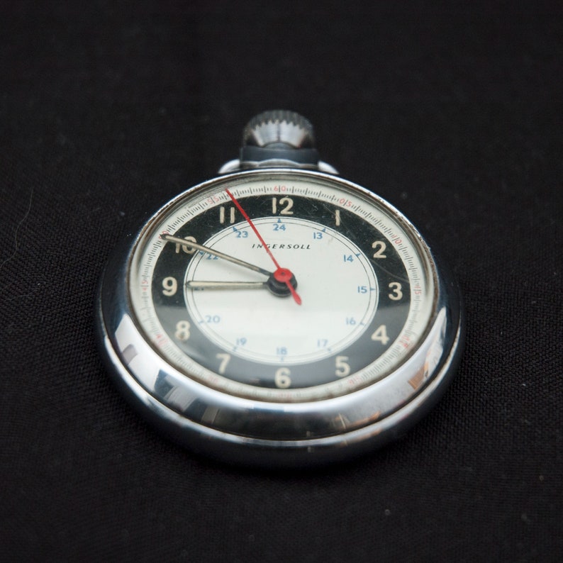 Vintage Ingersoll Triumph Pocket Watch With Original Box Etsy