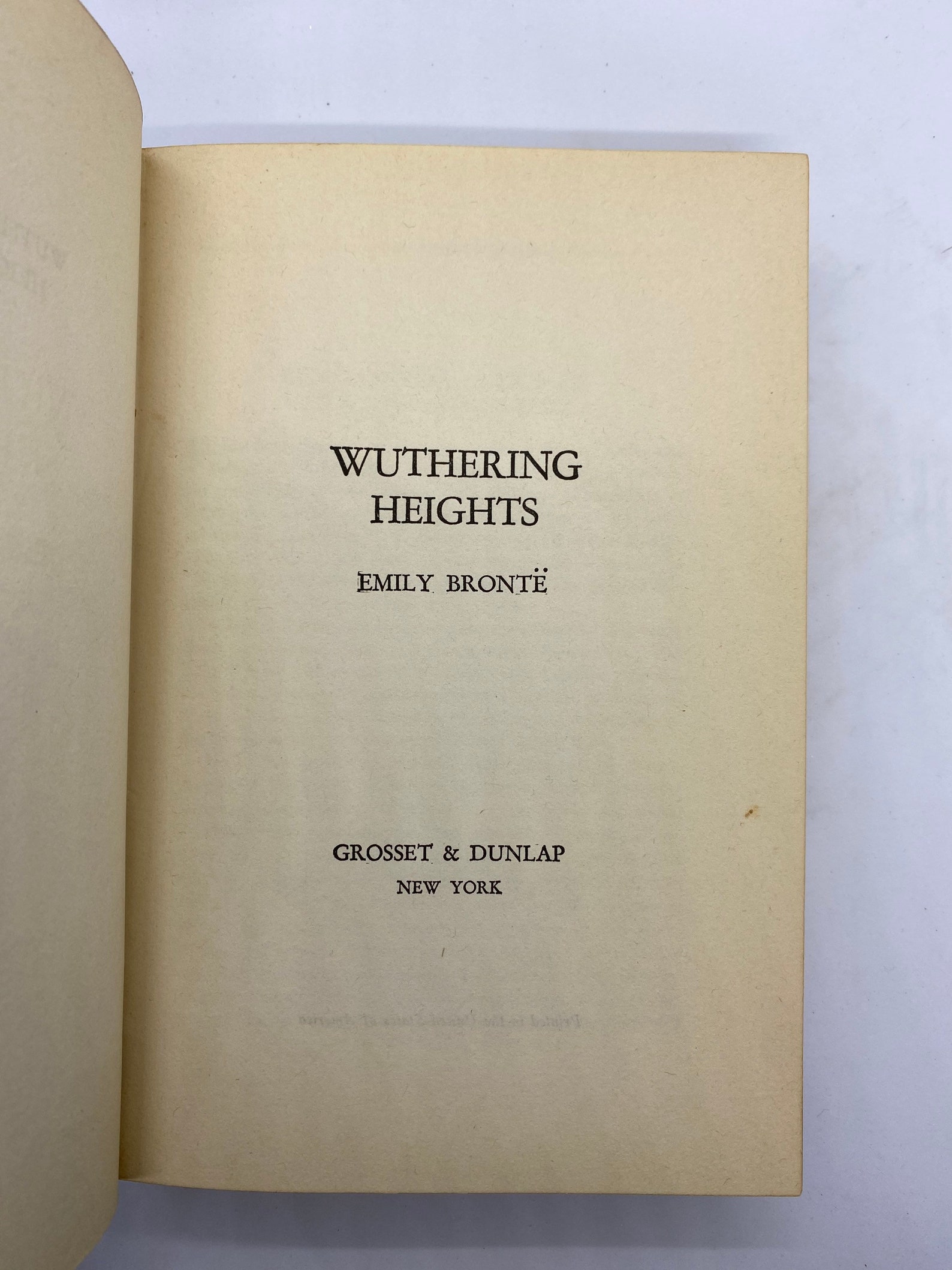 WUTHERING HEIGHTS by Emily Bronte Vintage Edition Etsy