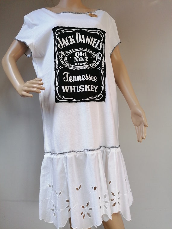 jack daniels t shirt dress Upcycled summer dress