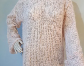 Oversize-Pullover aus Mohair