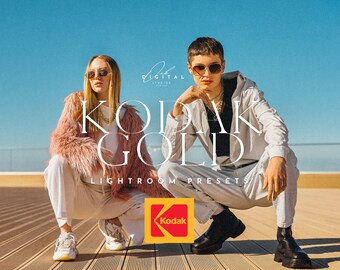 Kodak Gold Lightroom Presets: Mobile & Desktop Film Filters (DNG)