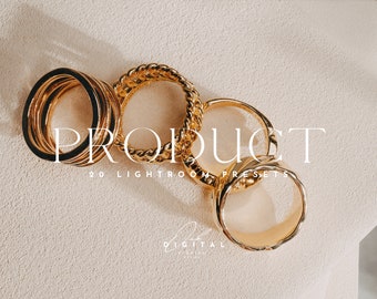Jewelry Photo Presets: Mobile & Desktop Filters (20 DNG + 20 XMP)
