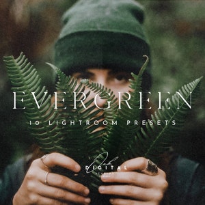 10 EVERGREEN Lightroom Presets  Mobile & Desktop • For Photographers, Travellers. Earth Tones, Forest Mood, Wild Presets, Green Presets