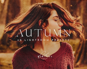 40 Autumn Lightroom Presets: Mobile & Desktop, Warm Fall Filters