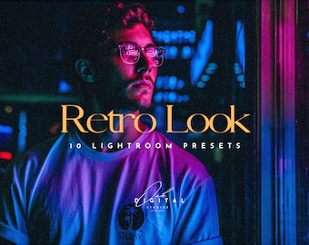 Retro Lightroom Presets, Film Look Filters (Mobile & Desktop)