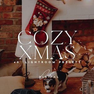 40 Christmas Presets Cozy Winter Presets Lightroom / Warm Winter Presets / Holiday Xmas Photo Filters / Best Lightroom Presets / Xmas Preset