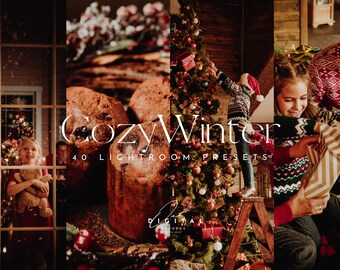 Cozy Winter Lightroom Presets: Warm Holiday Photo Filters (Mobile & Desktop)