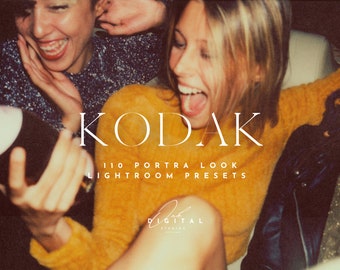 110 PORTRA LOOK Lightroom Presets Mobile & Desktop. Portra 160, Kodak Tones, Film Roll Filters, Kodak Film, Cinematic Filter, Analog