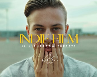 10 INDIE FILM Lightroom Presets Mobile & Desktop for Photographers and Bloggers, Cinematic Portrait, Film Inspiration, Cinematic Filters DNG