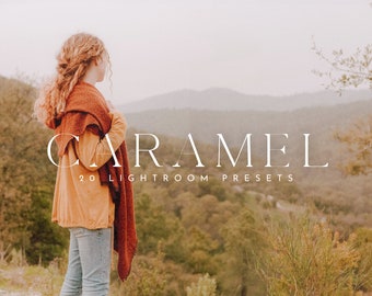 Caramel Lightroom Presets: Warm Tones, Mobile & Desktop (DNG + lrtemplate)