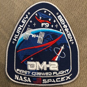 Space x First crewed flight Patch