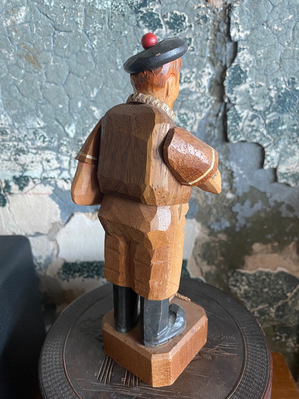 Carved Wooden Sailor Figurine Etsy