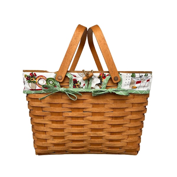 Longaberger Picnic Basket - Etsy