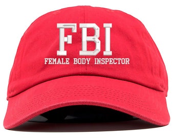 FBI Female Body Inspector Text 