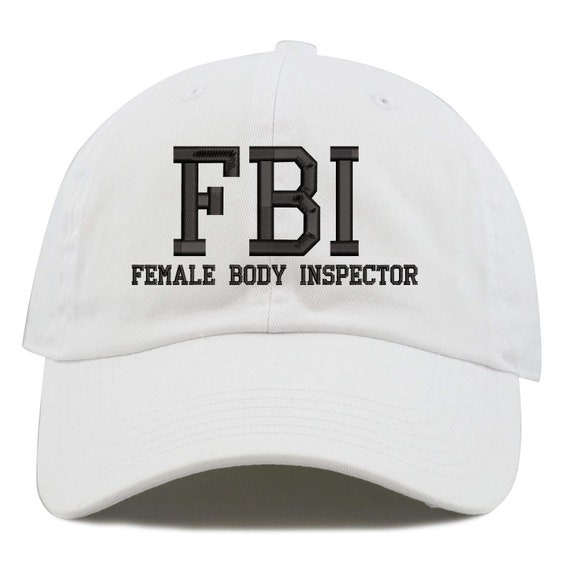 FBI UNSTRUCTURED 100% COTTON CAP HAT BUCKLE BACK CLOSURE 