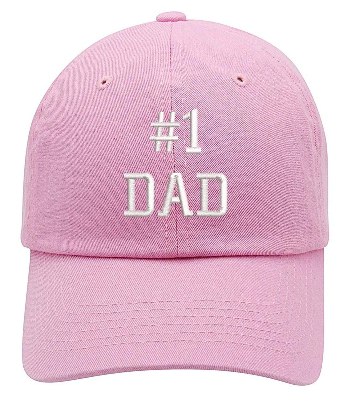 Number 1 Dad Embroidered Brushed Cotton Dad Hat Cap FREE Etsy