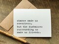 chance made us coworkers / funny card for coworker / coworker birthday card / work bestie / gift for coworker friend / co-worker card