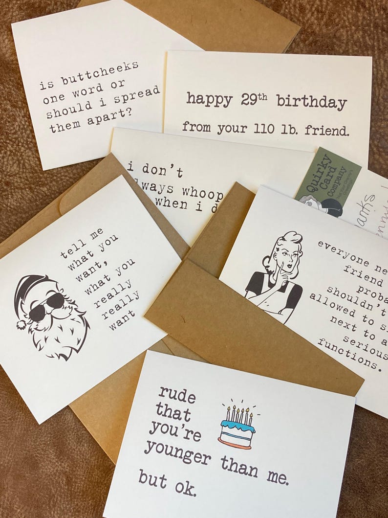 quotes about life / not my fucking problem / funny birthday card for her / snarky greeting card / encouragement card / self care gift box image 8
