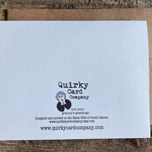 back of blank card quirky card company