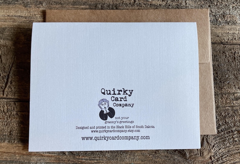 back of blank card quirky card company