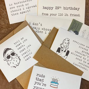funny greeting card with southern humor / queso and K, so / birthday card for friend funny / just because card / thinking of you card zdjęcie 8