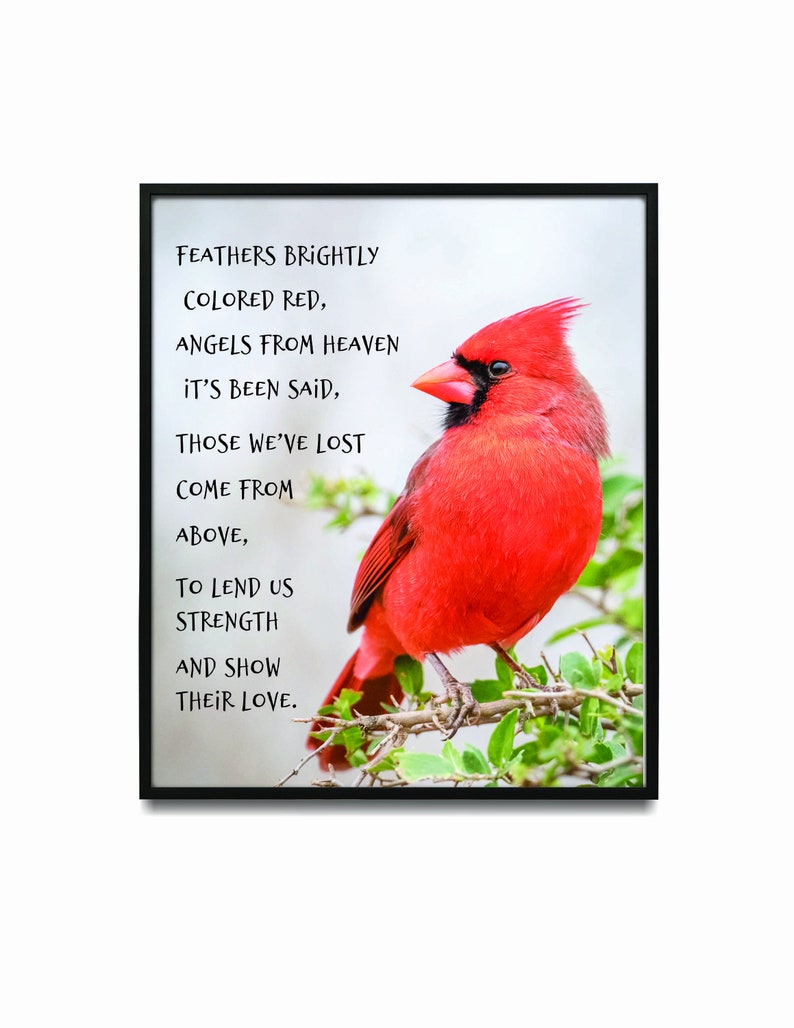 Cardinal Poem Printable Free