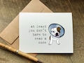 get well care package / at least you don't have to wear a cone / funny dog card / surgery sickness / vasectomy card