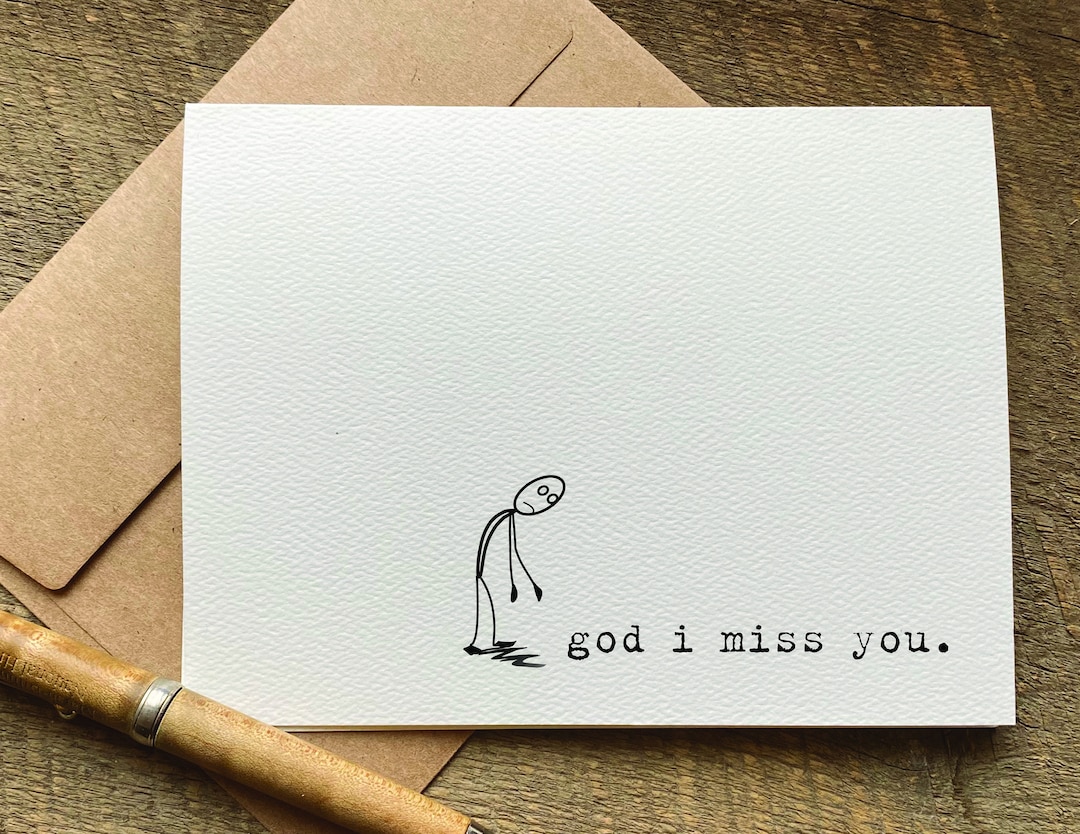 God I Miss You / Miss You Card / Miss You Gift / Missing You / Thinking ...