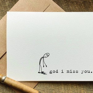 God I Miss You / Miss You Card / Miss You Gift / Missing You / Thinking ...