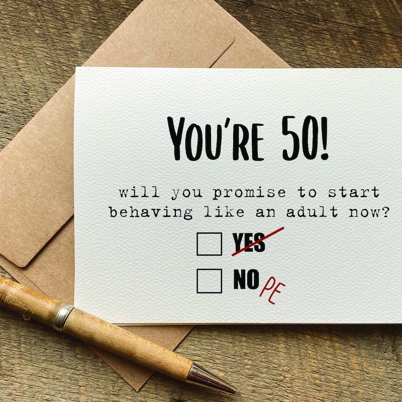 50th Birthday Cards Etsy — free download