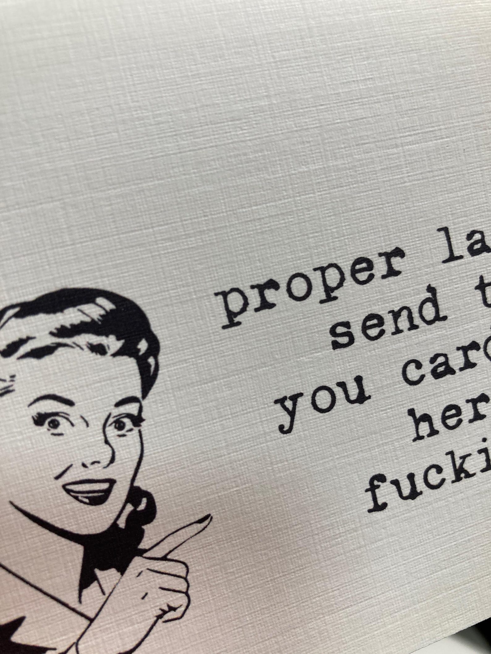 Funny Thank You Card / Proper Ladies Send Thank You Cards so Here You ...