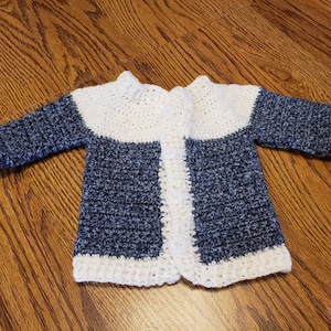 Hausgemachte häkeln Pullover Säugling junge Preemie Größe