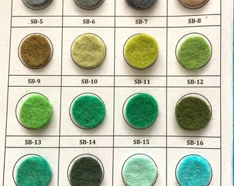 Custom Colour Rug-Felt Ball Rug-Pick Your Own Colour Carpet-Room Felt Carpet-Fair trade-100% Wool-Nursery-Home Decor--Natural-FREE SHIPPING