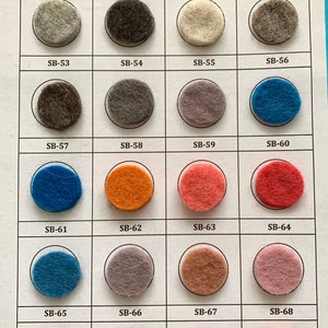 Custom Colour Rug-Felt Ball Rug-Pick Your Own Colour Carpet-Room Felt Carpet-Fair trade-100% Wool-Nursery-Tapis--Natural-FREE SHIPPING