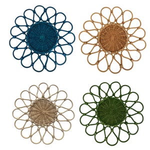 Natural Rattan Round Placemats / Chargers