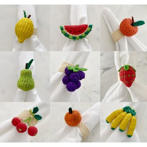 Obst Design Serviettenring Halter