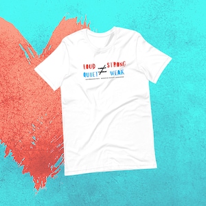 Selective Mutism Awareness Short-Sleeve Unisex T-Shirt mens womens anxiety mental health