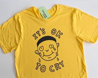 It's Okay To Cry T-Shirt - Daria Morgendorffer, MTV 90's Adult Cartoon
