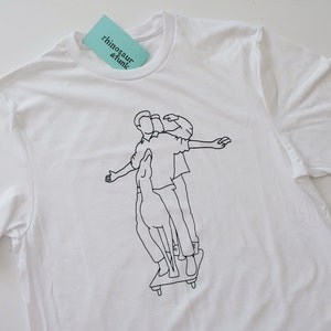 Joey and Chandler and the Porcelain Dog Drawing T-Shirt, Crewneck Sweatshirt, and Hoodie