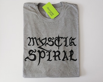 Mystik Spiral Band T-Shirt - Daria Morgendorffer, MTV 90's Adult Cartoon, Trent Lane Band Tee