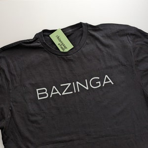 Bazinga Black T-Shirt