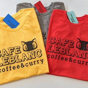 Cafe Leblanc Coffee & Curry T-Shirt and Crewneck Sweatshirt